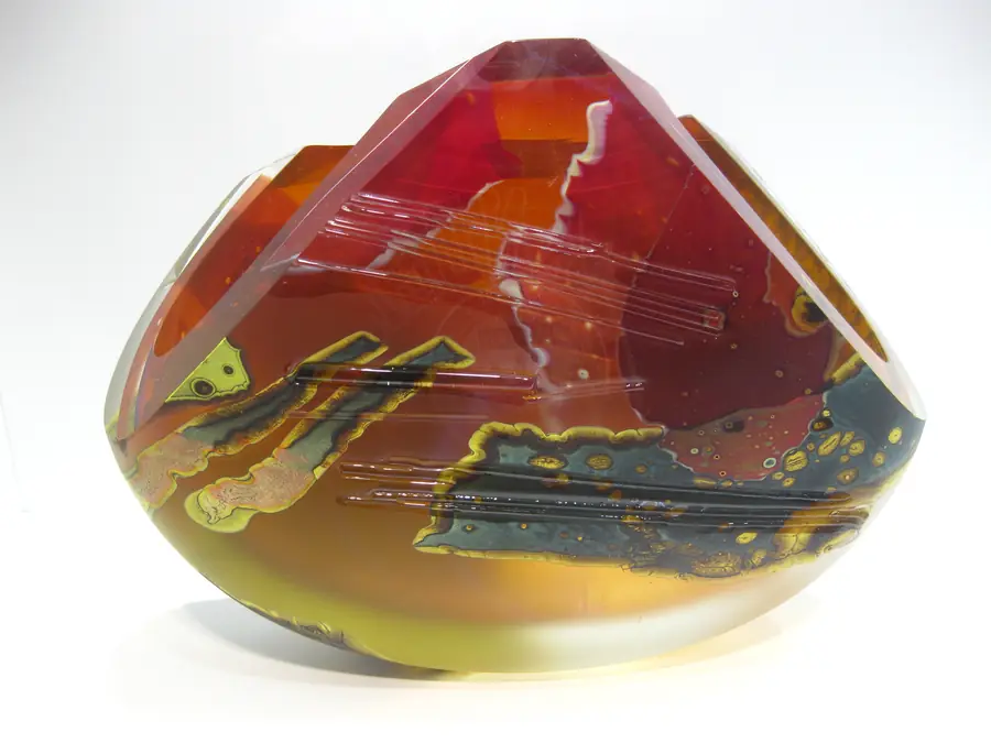 Glass sculpture